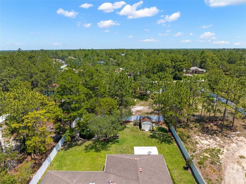 Aerial of Back Yard .. Room for Whatever you would like