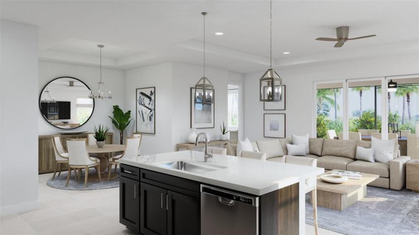 Open Living *DISCLAIMER: Renderings, Photos, Virtual Tours are of like model and are used for display purpose only, actual property may vary.