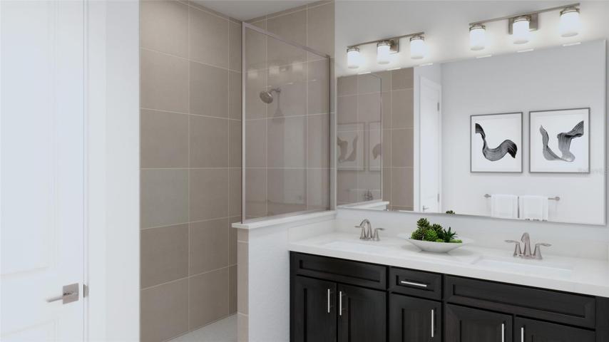 Primary Bathroom *DISCLAIMER: Renderings, Photos, Virtual Tours are of like model and are used for display purpose only, actual property may vary.