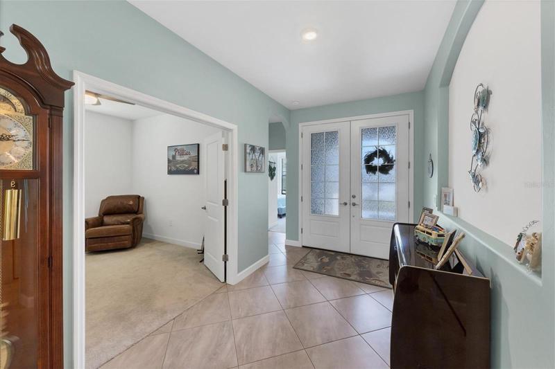 Open Foyer with Den