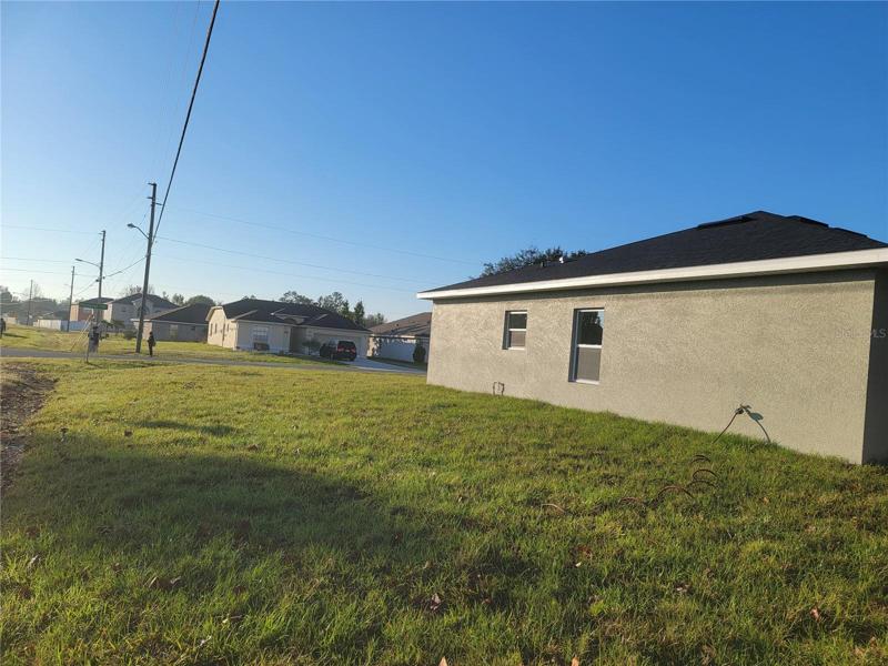 side of the house