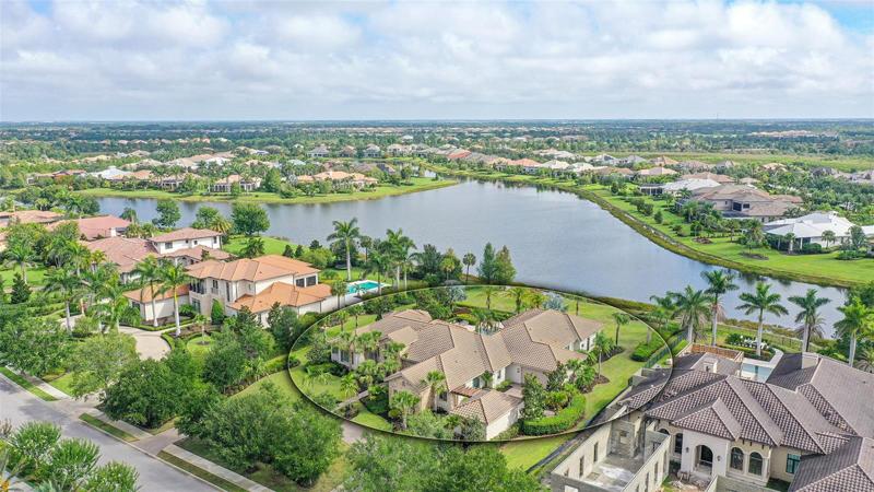 160' lake lot line