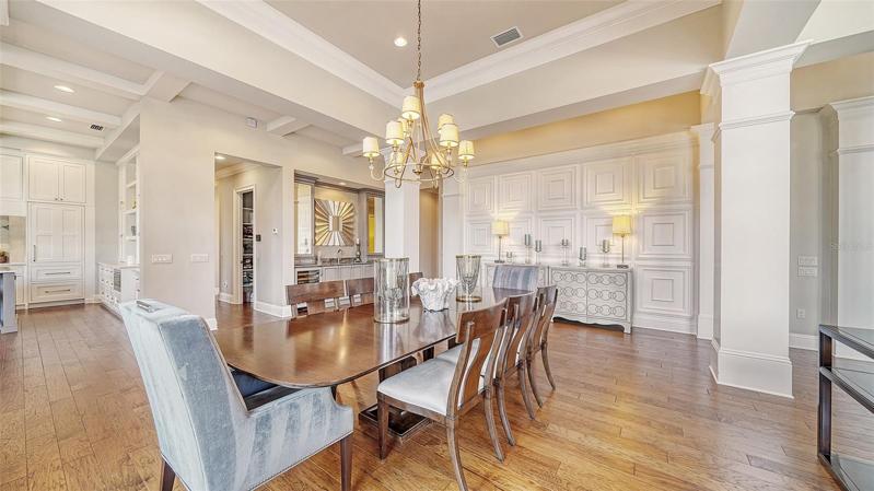 formal dining area