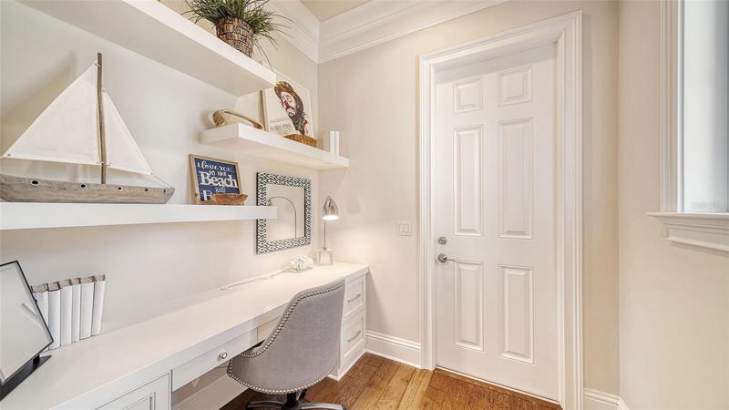 bedroom 2 includes desk area and separate entrance if desired