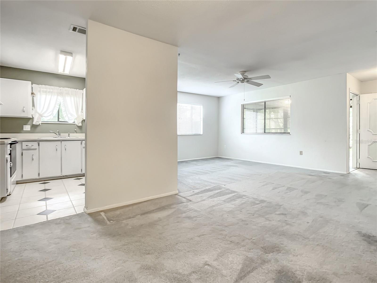 Kitchen/Dining/Front Door