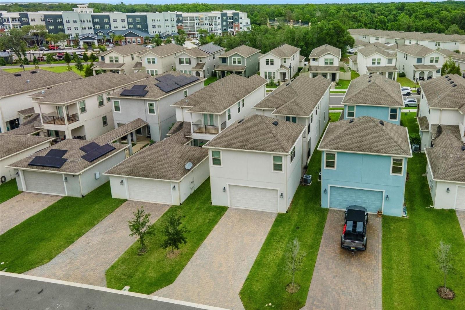 Huge Oversized Driveway