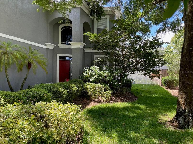 West Side of Property