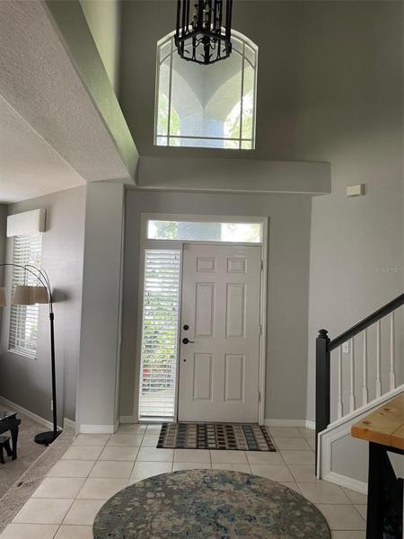 Front Entrance Door and Foyer