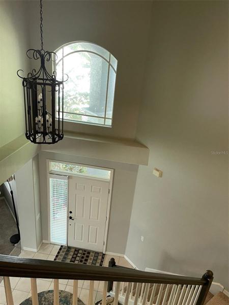 Front Entrance with View from Upstairs