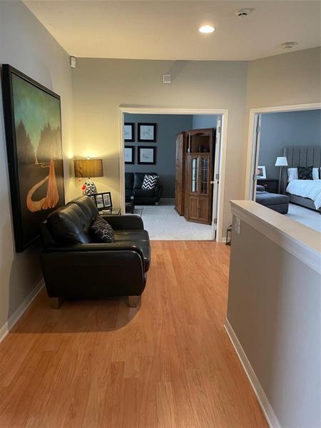 Library/Office and Master Bedroom from Upstairs Hallway
