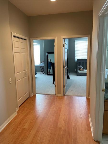 Bedrooms 3 and 4 from Upstairs Hallway