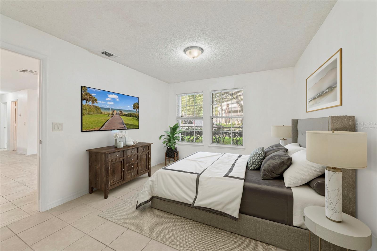 SECOND BEDROOM. Virtually Staged.