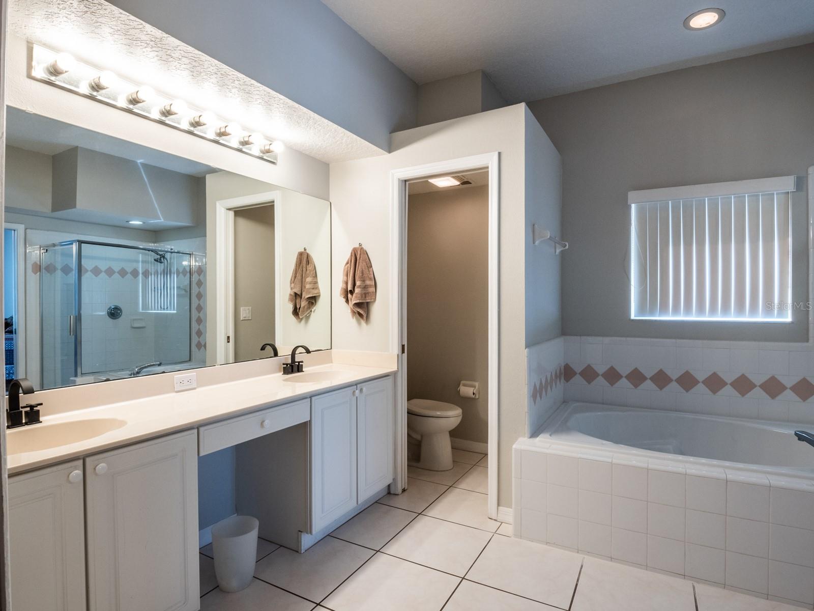 Master Bath - dual vanities