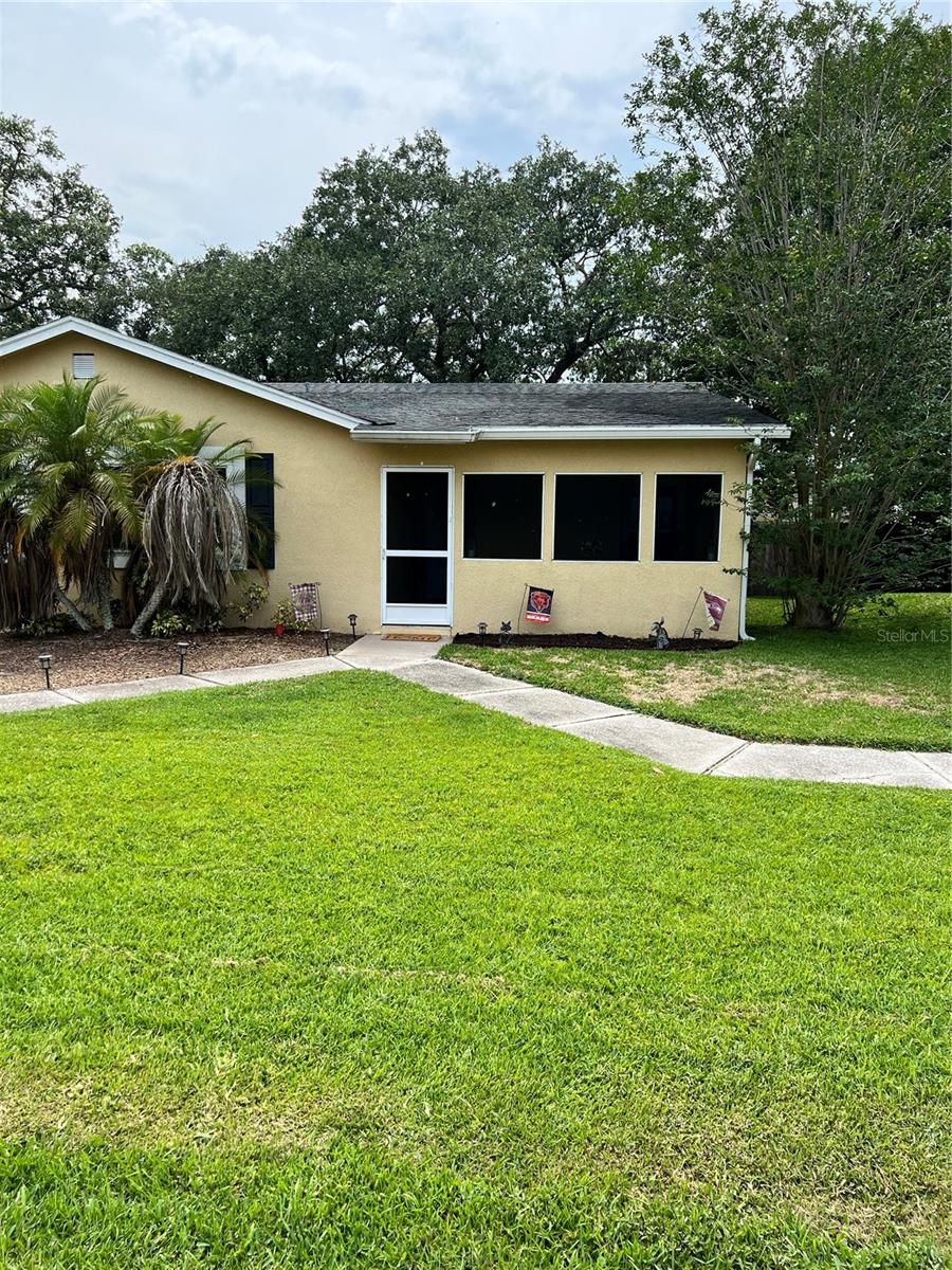 Front view of the home.