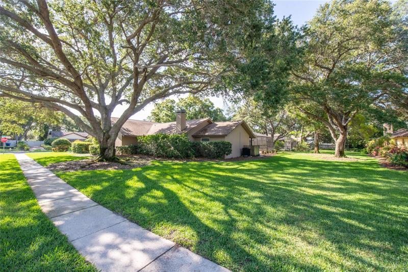 Corner home with privacy, large lot