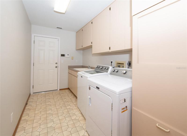Large laundry room! Clothes chute, too!
