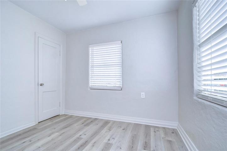 View toward bedroom closet