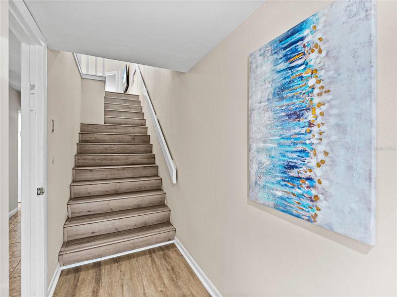 The ground floor foyer welcomes you home!