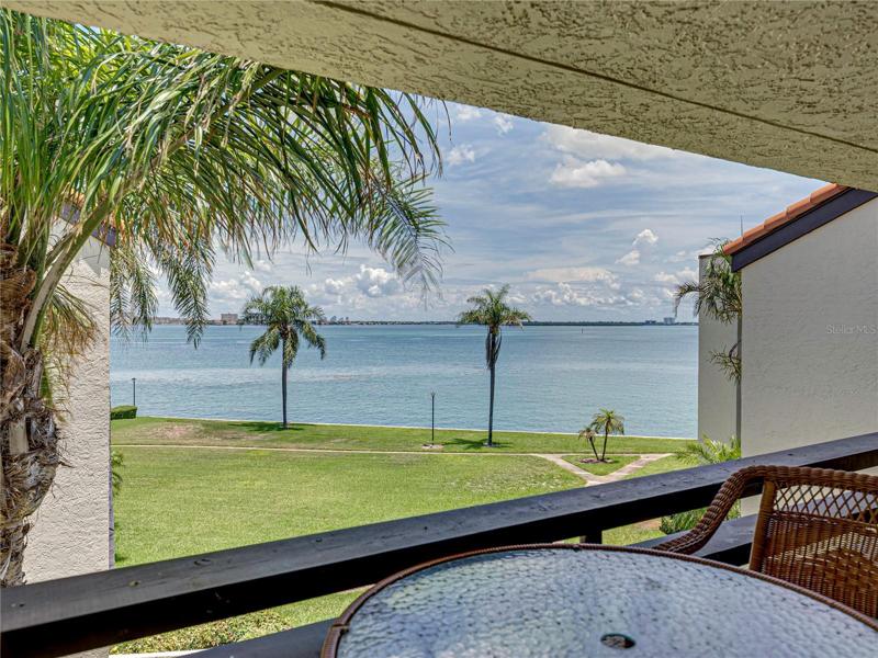 This is the view from your living room balcony! A great spot for evening cocktails or your morning cup of Joe!