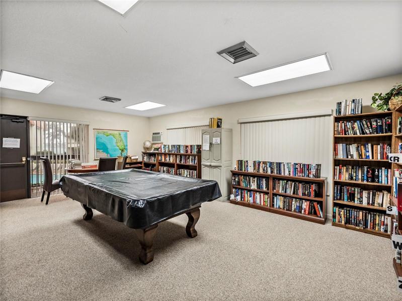 Lending library and pool!