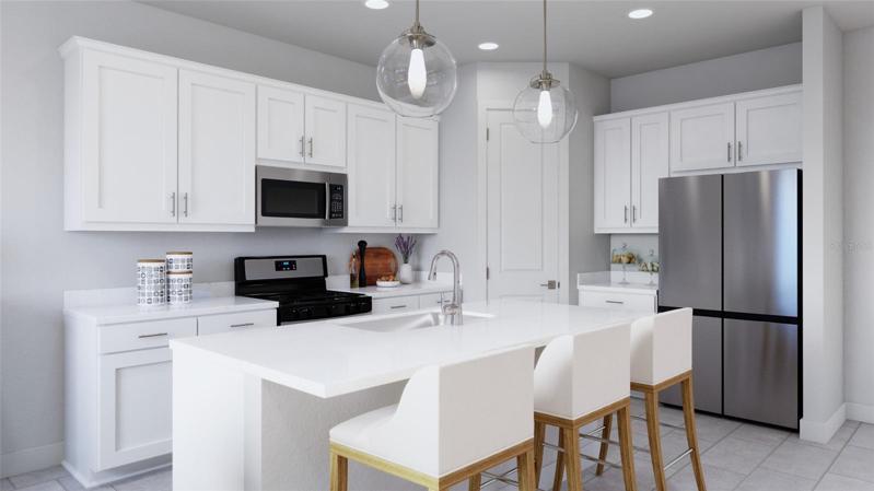 Kitchen *DISCLAIMER: Renderings, Photos, Virtual Tours are of like model and are used for display purpose only, actual property may vary.