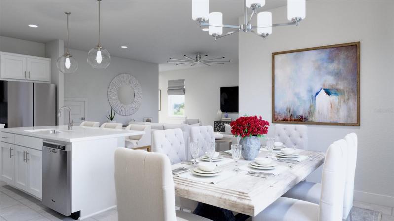 Dining Room 2 *DISCLAIMER: Renderings, Photos, Virtual Tours are of like model and are used for display purpose only, actual property may vary.