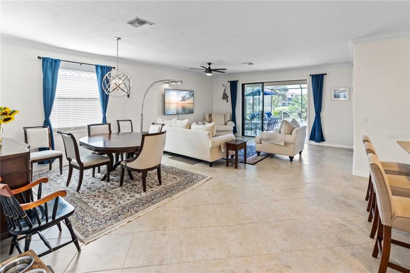Spacious living areas