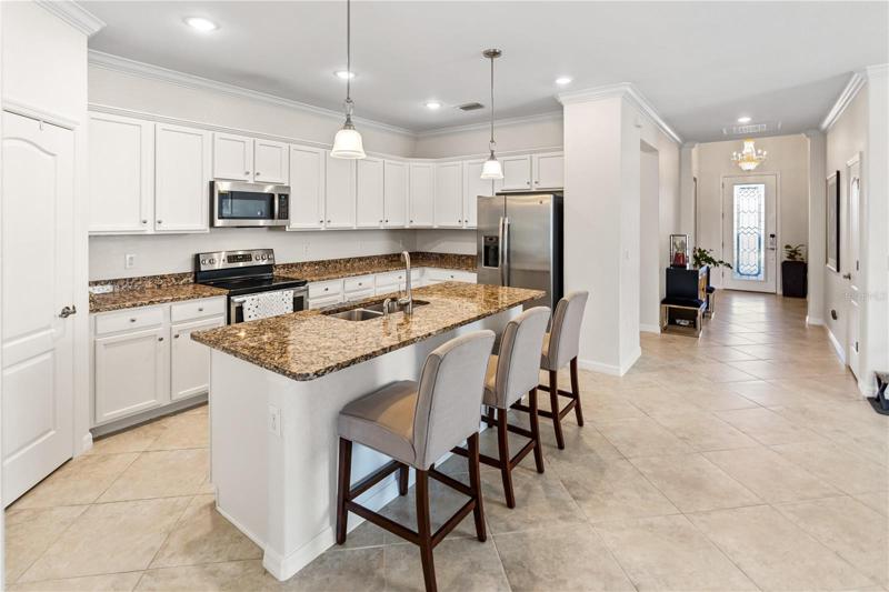 Kitchen as seen from the Living room