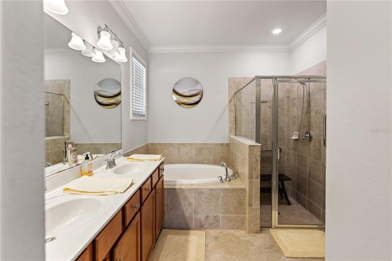 Owner suite bathroom