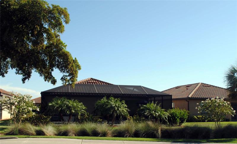 Back of house showing added landscaping providing evne more privacy