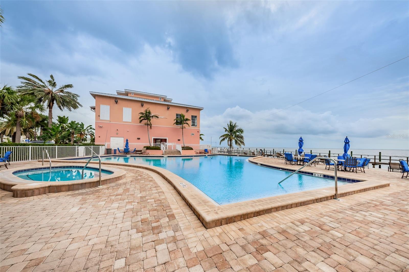 Pool by Yacht Club with Bathrooms, Showers &amp; Ice Bin