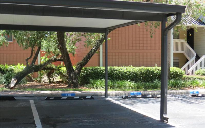 1 covered parking space