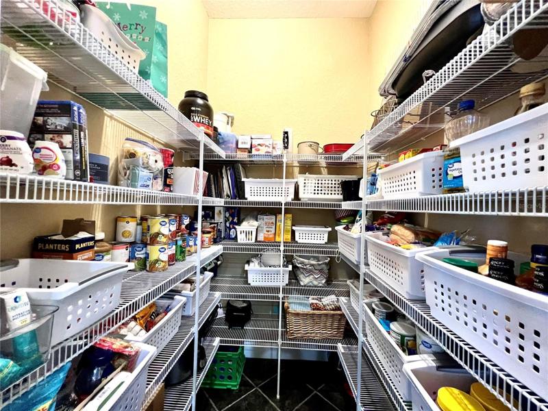 Large walk-in pantry