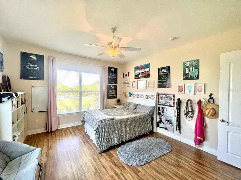 2nd Bedroom w/ great view & walk-in closet