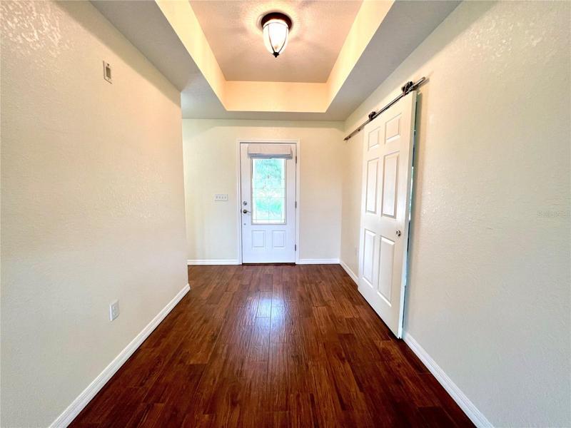 2nd home foyer w/ trey ceiling