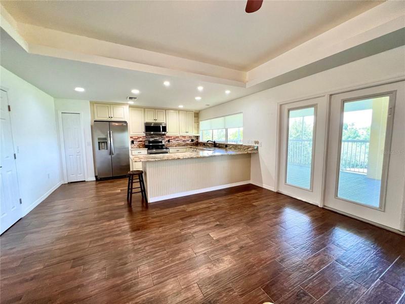 2nd home- great rm w/ lovely views & open to kitchen