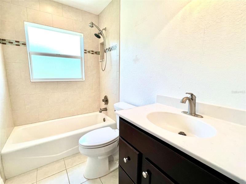 2nd home hall bathroom located handy to 2nd BR
