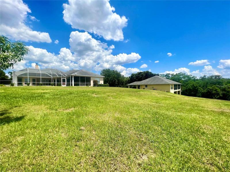 Back view of both homes from lake area
