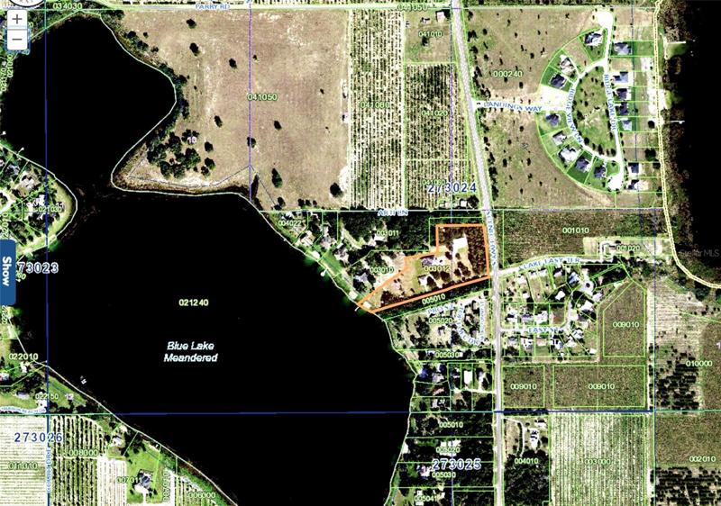 Large overview of surrounding area in relation to property