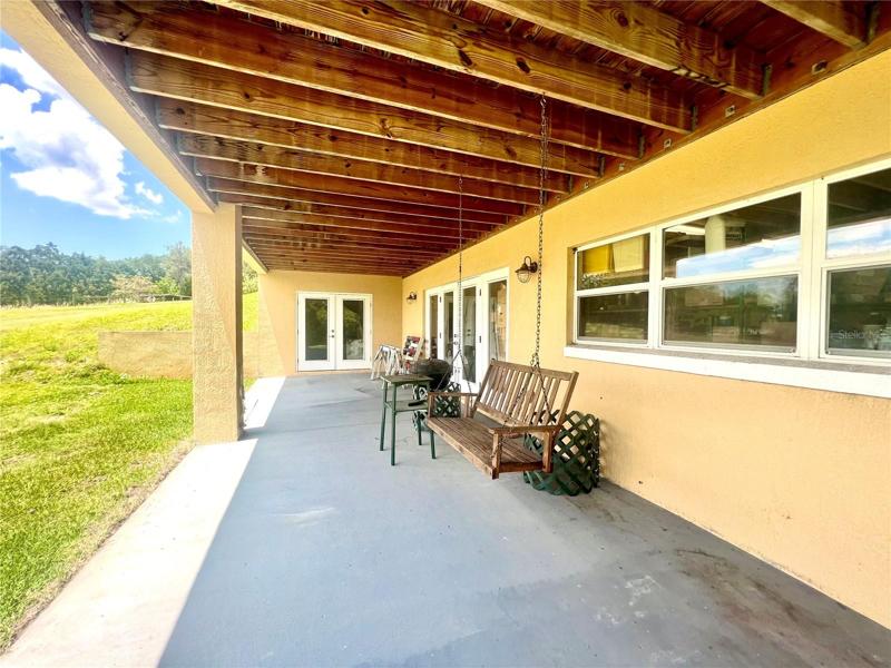 2nd home lower covered porch area