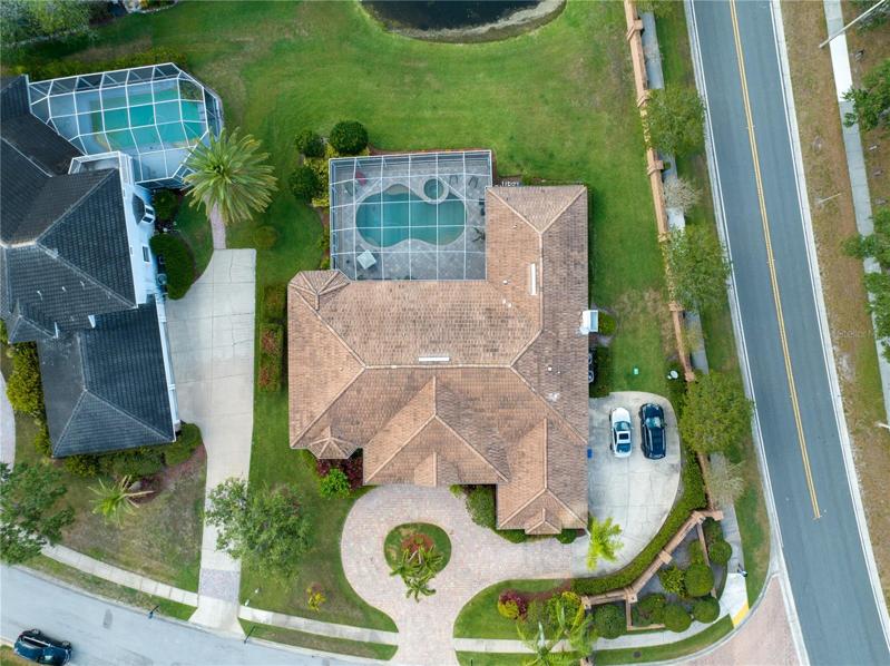 Aerial View Directly Above