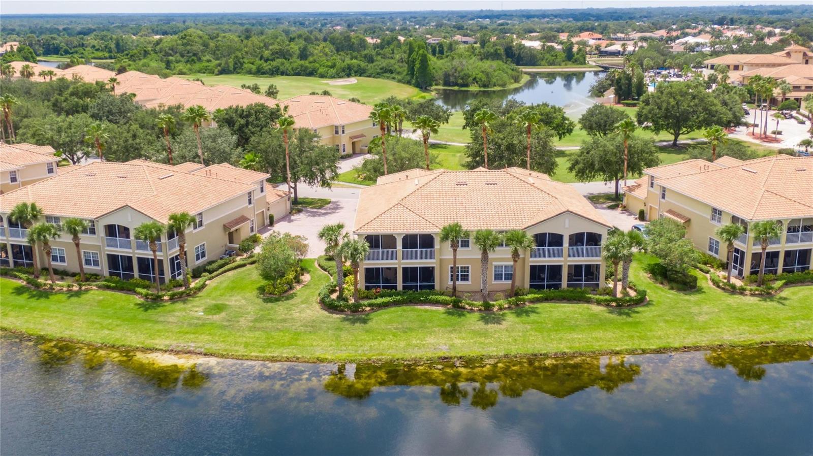 Ariel view of the luxury condo building.