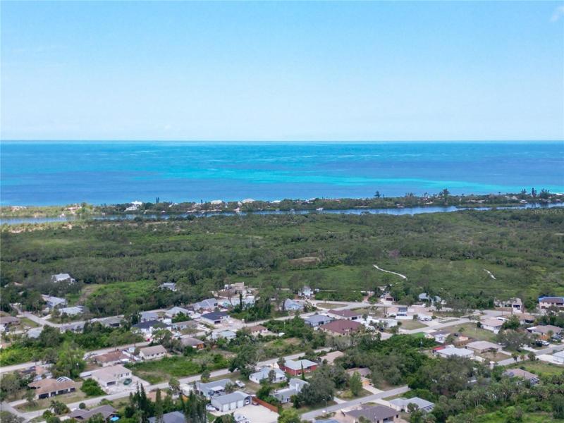 Drone view to Gulf