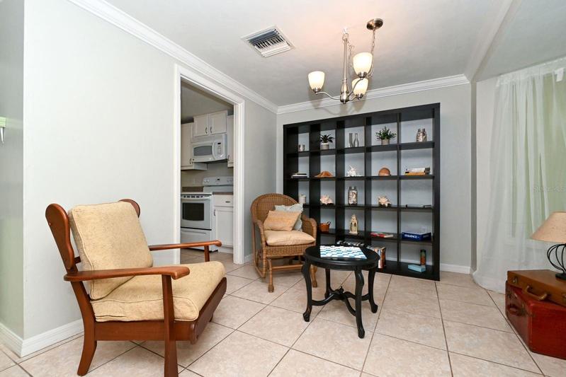 Dining Room used as Den