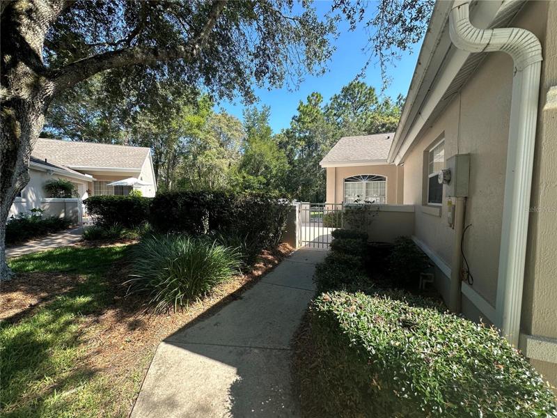 Walkway to Courtyard