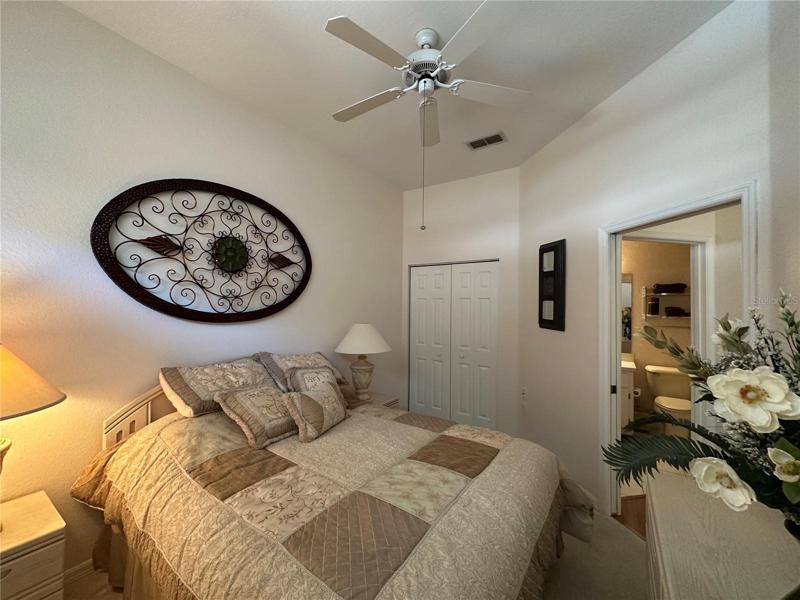 Bedroom 3 has pocket door