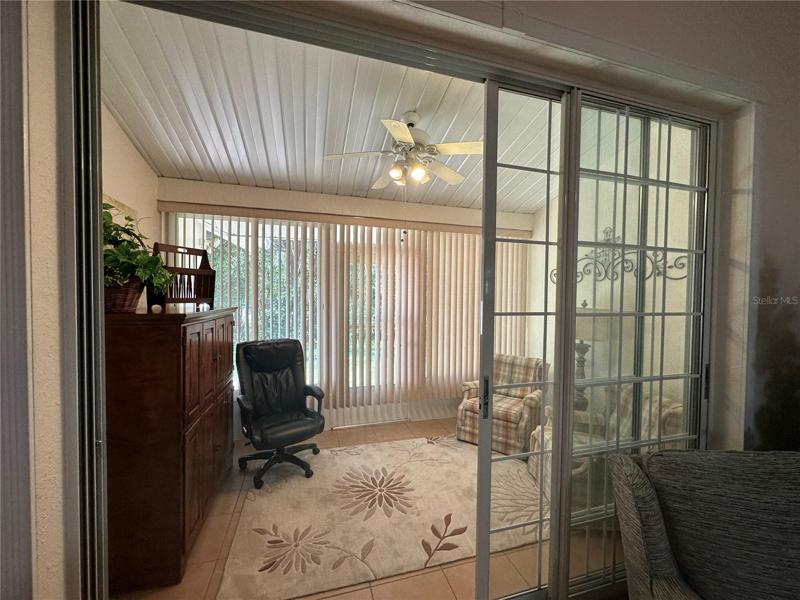 Triple slider to bonus room