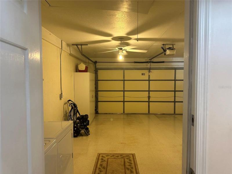 Enter the garage