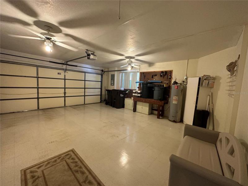Insulated door and work area