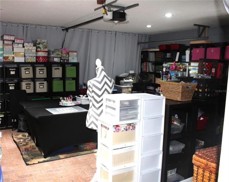 Garage - used as workspace by current owner